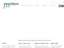 Tablet Screenshot of jtsmodular.com